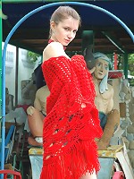 Teen in Red