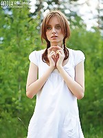 Teen Poses Outdoors