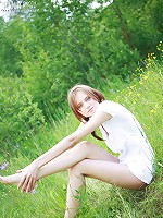 Teen Poses Outdoors