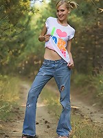 Excited chick