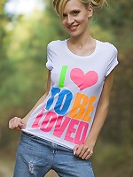 Excited chick
