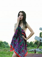 Charming teen babe