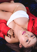 Big breasted gravure idol babe is to die for with her milky skin