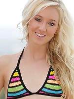 Nubiles.net Christy Lynn - Hot blonde Nubile Christy Lynn oils up her naked body